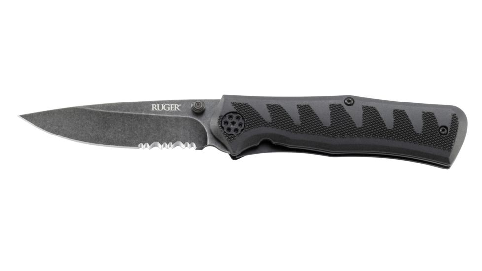 CRKT ASSISTED OPENING LOCKING LINER-BLACK, Black and Gray, 3.5 R1202K