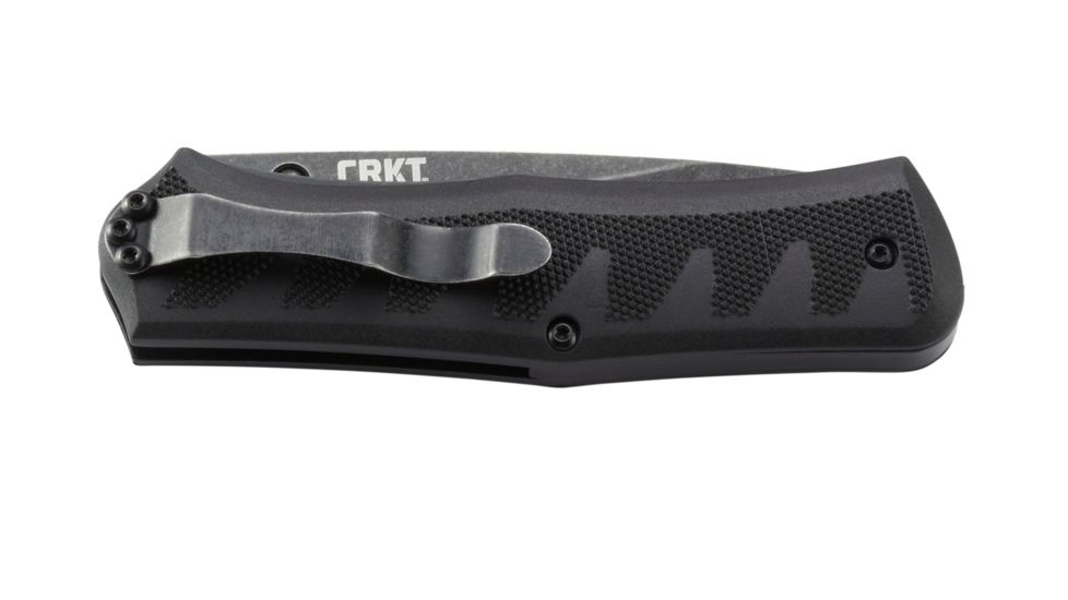 CRKT ASSISTED OPENING LOCKING LINER-BLACK, Black and Gray, 3.5 R1202K