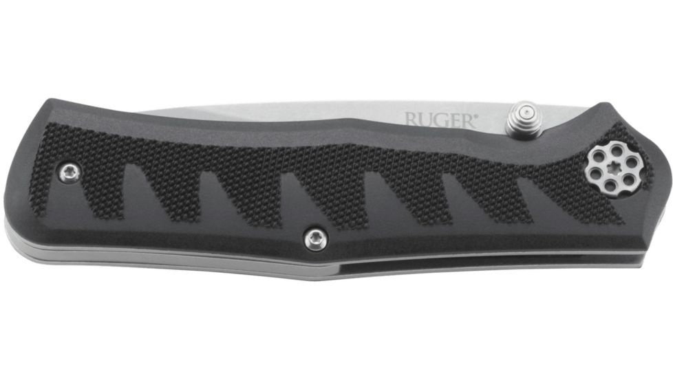 CRKT ASSISTED OPENING LOCKING LINER, Crack Shot Compact, Triple Point Serrations, Black and Gray, 3.5 R1206