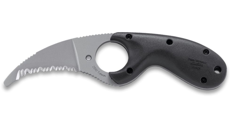 CRKT Bear Claw Knife - Blunt Tip, Nylon Sheath, Serrated Edge 2510