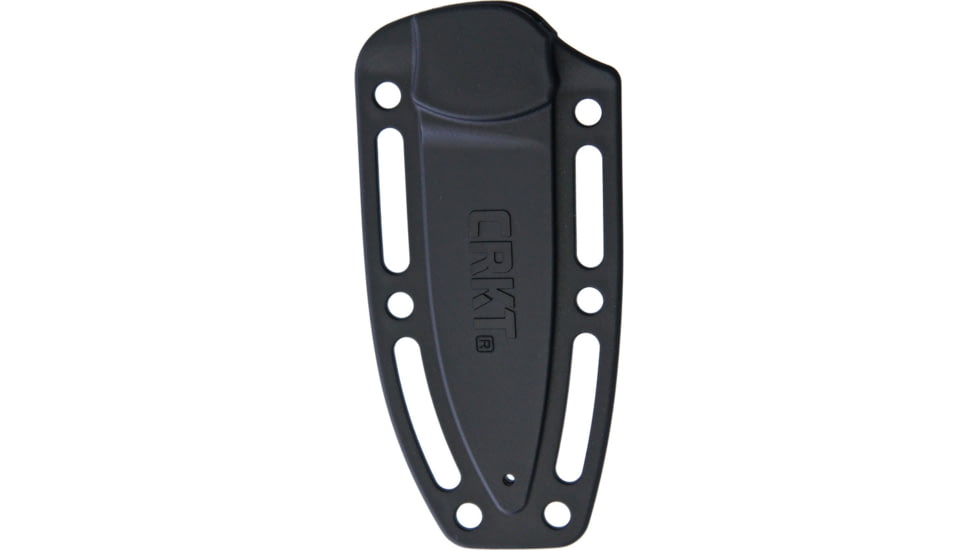 CRKT Carson Neck Knife Satin Knife, 5.5in Overall, 2.5in Satin SS Blade, Black G10 Handle, Black Cord Lanyard, Sheath Includes Attachment Clip, Black Nylon Sheath, F402N