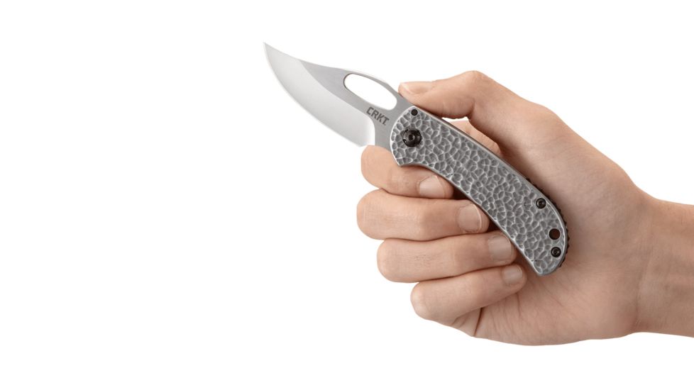CRKT Chehalem, Designed By Eric Ochs in Sherwood, Folding Knife W/Frame Lock, 2.76in, Plain Edge, Satin Finish, Stainless Handle, 6540