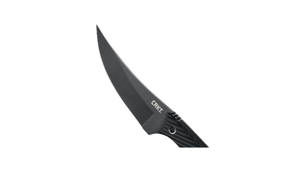 CRKT Clever Girl Fixed Blade Knife w/Sheath, 4.6in 54-56 HRC Plain Blade, G10 Handle CR 2709C