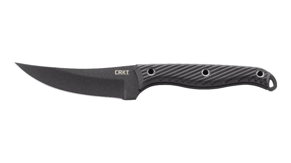 CRKT Clever Girl Fixed Blade Knife w/Sheath, 4.6in 54-56 HRC Plain Blade, G10 Handle CR 2709C