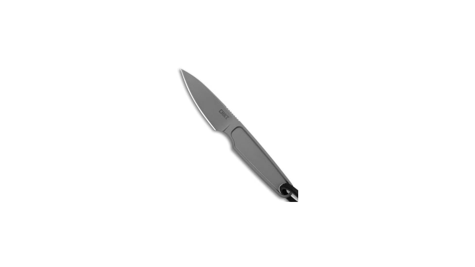 Crkt CRKT HangTi Fixed Blade Knife Bead Blast Titanium 1.7" BB Titanium 7066, Gray, Titanium, adult, BHQ-210162