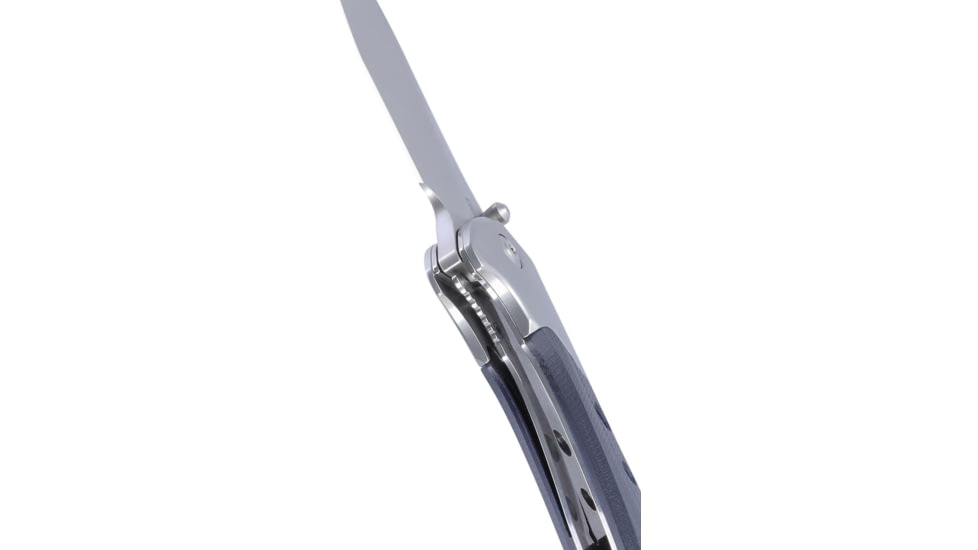 CRKT Orochi Folding Knife, 3.53in, 14C28N, Drop Point Blade, Gray/Blue G10 Handle, 5680