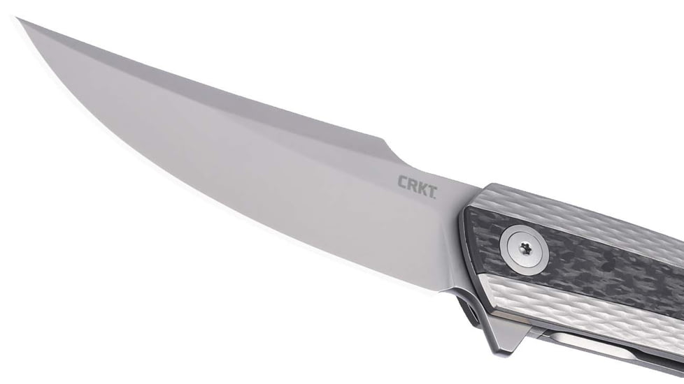 CRKT Persian Folding Knife, 3.51in, MangaCut, Persian Blade, Titanium G10 Handle, 7087