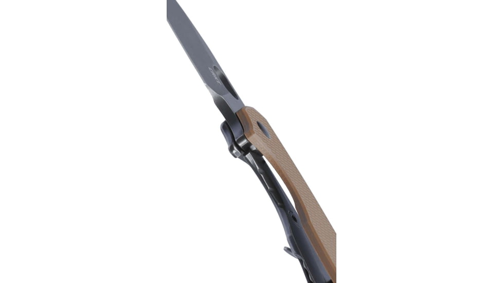 CRKT Pilar III Folding Knife, 2.97in, D2, Sheepsfoot Blade, Brown G10 Handle, 5317B