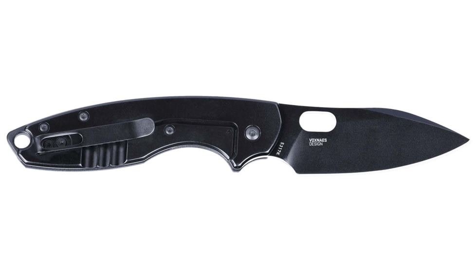 CRKT Pilar III Folding Knife, 2.97in, 12C27, Sheepsfoot Blade, Black G10 Handle, 5317K