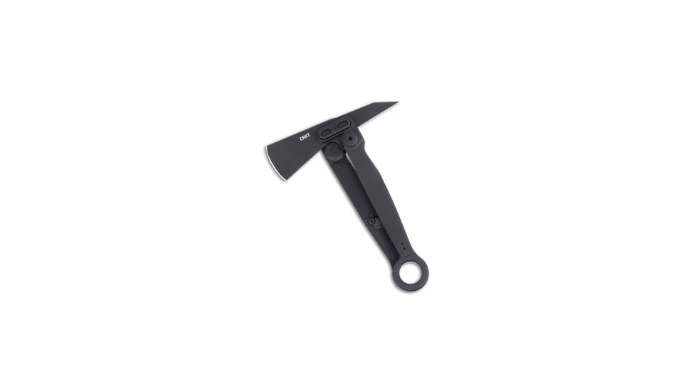 CRKT Provoke x Kinematic Morphing Pocket Axe/Hatchet, Black, Stainless Steel, Black Handle, Black/Black, 9.00 inch, BHQ-211924