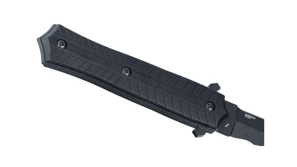 CRKT Xolotl Fixed Blade Knife, 4.53in, 8Cr13MoV Stainless Steel Blade, Drop Point Blade, Black G10 Handle, 2263