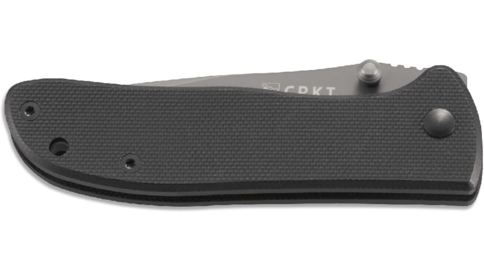 CRKT Drifter Knife - G10 Handle, Razor-Sharp Edge, Black scales 6450K