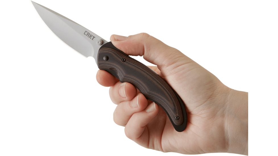 CRKT Endorser Folding Knife, Black Oxide Blade and Black Handle 1105K