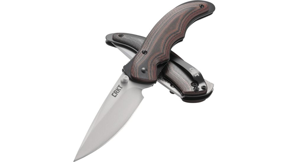CRKT Endorser Folding Knife, Black Oxide Blade and Black Handle 1105K