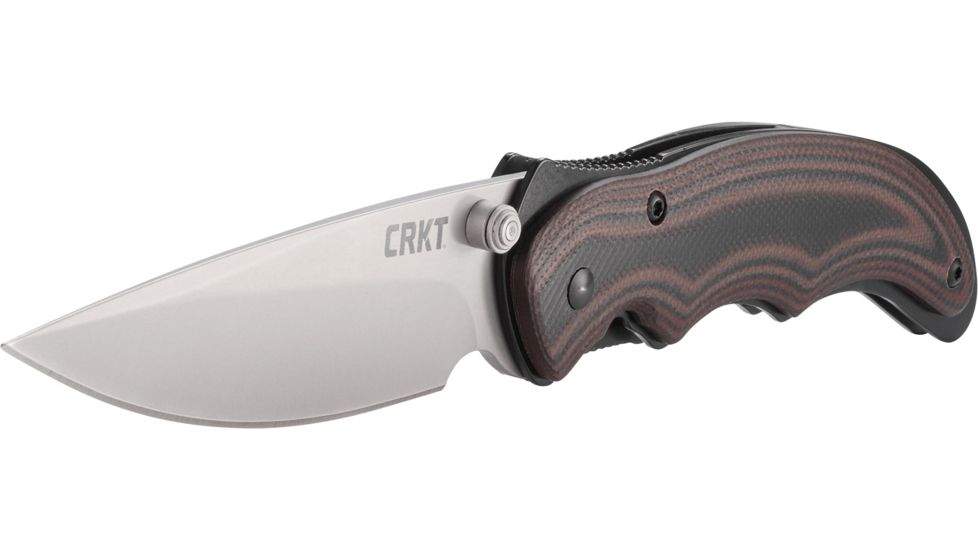 CRKT Endorser Folding Knife, Black Oxide Blade and Black Handle 1105K