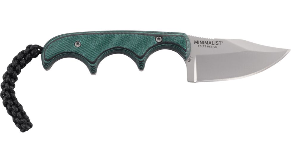 CRKT Folts Minimalist Knife - Bowie Blade - Fiber Scales, Razor Edge 2387