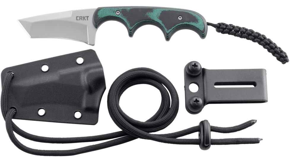 CRKT Folts Minimalist Knife - Tanto blade - fiber Scales, Razor Edge 2386
