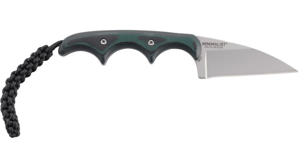 CRKT Folts Minimalist Knife - Wharncliffe Neck Knife, Razor-Sharp Edge 2385