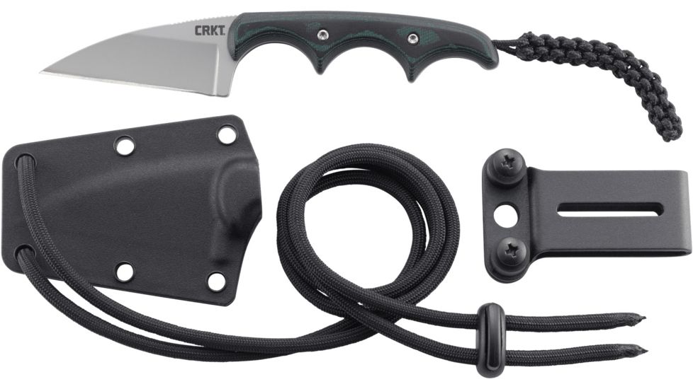 CRKT Folts Minimalist Knife - Wharncliffe Neck Knife, Razor-Sharp Edge 2385