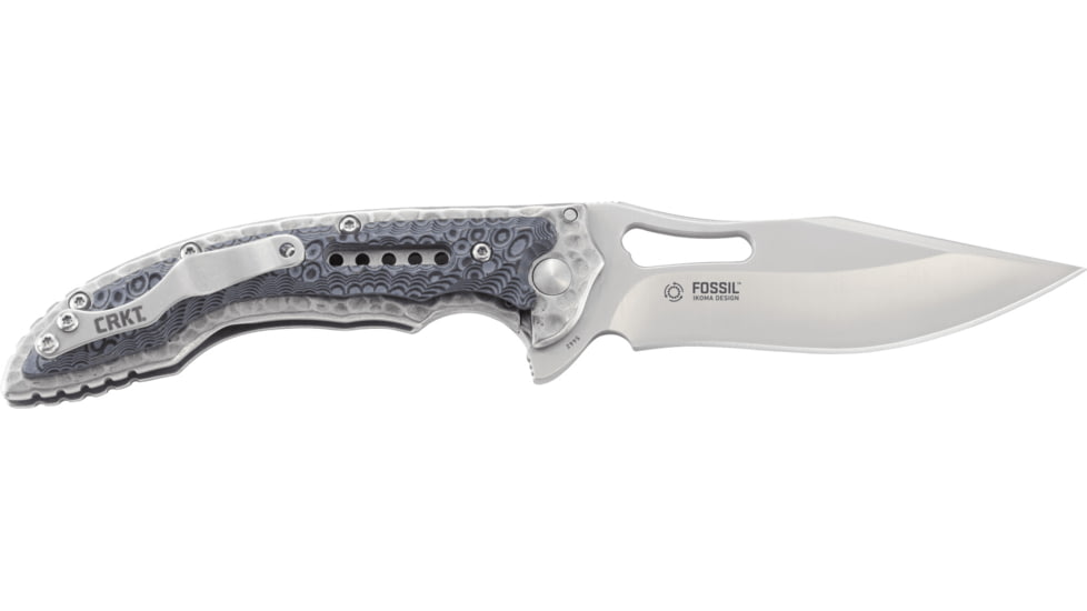 CRKT Fossil Black Compact Folding Pocket Knife, 5462