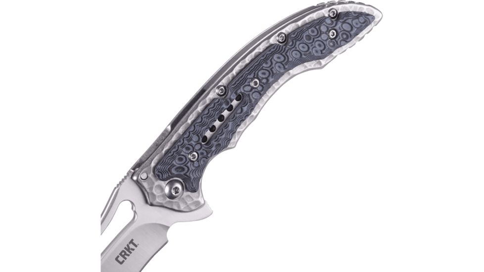 CRKT Fossil Black Compact Folding Pocket Knife, 5462