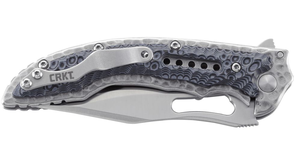 CRKT Fossil Black Compact Folding Pocket Knife, 5462