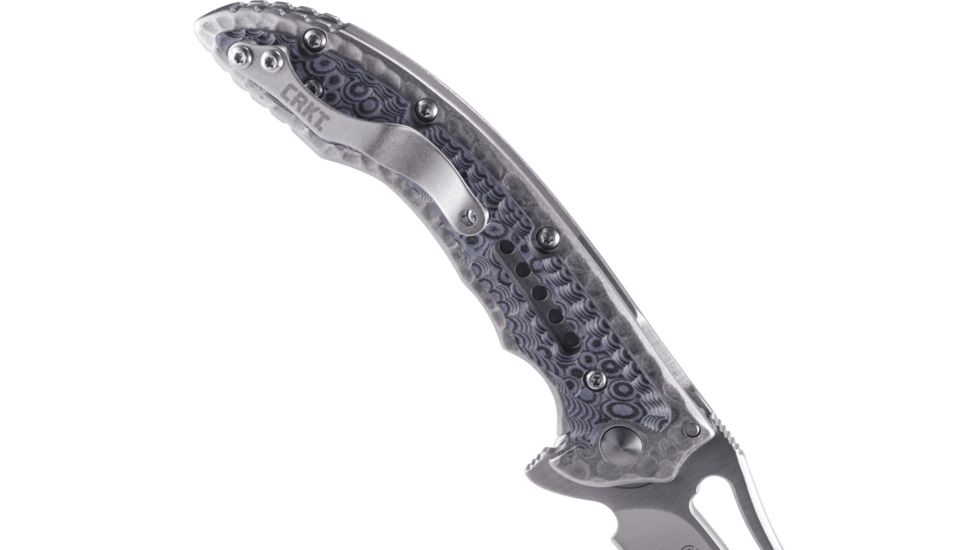 CRKT Fossil Black Compact Folding Pocket Knife, 5462