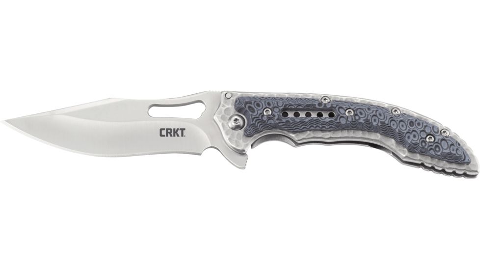 CRKT Fossil Black Compact Folding Pocket Knife, 5462