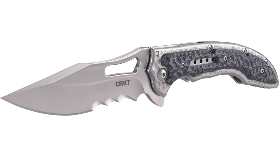 CRKT Fossil Black Compact Folding Pocket Knife, 5473