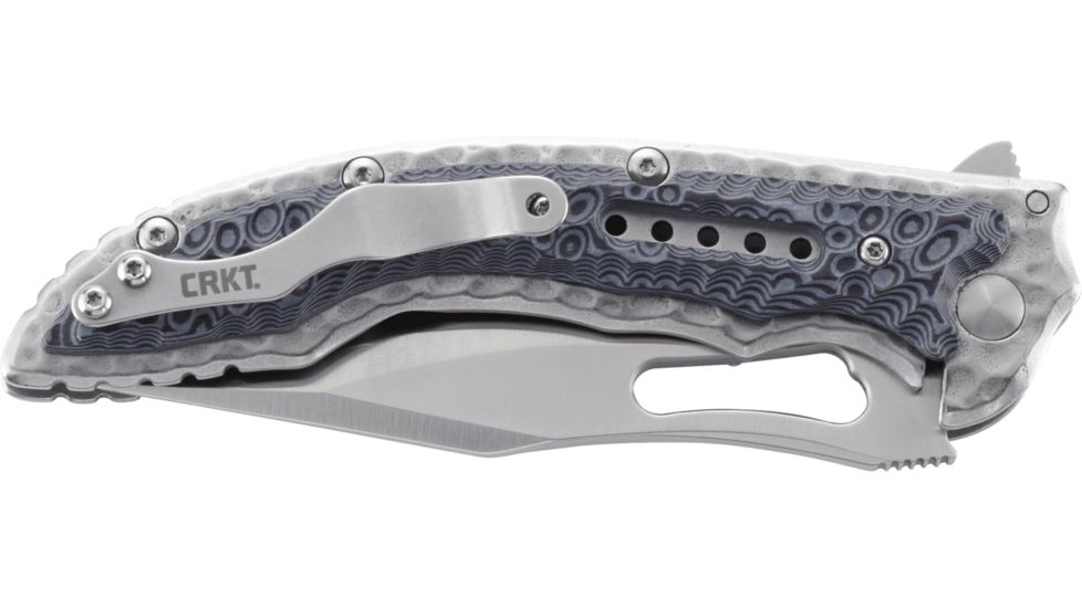 CRKT Fossil Black Compact Folding Pocket Knife, 5473