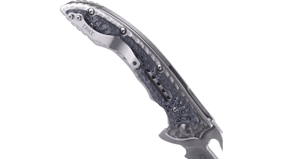 CRKT Fossil Black Compact Folding Pocket Knife, 5473