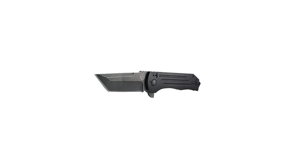 CRKT FRAME LOCK WITH BLADE FLIPPER-BLACK, Black, 4 R2101K