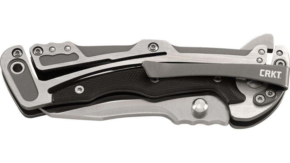 CRKT Graphite Serrated Folding Knife, 5195