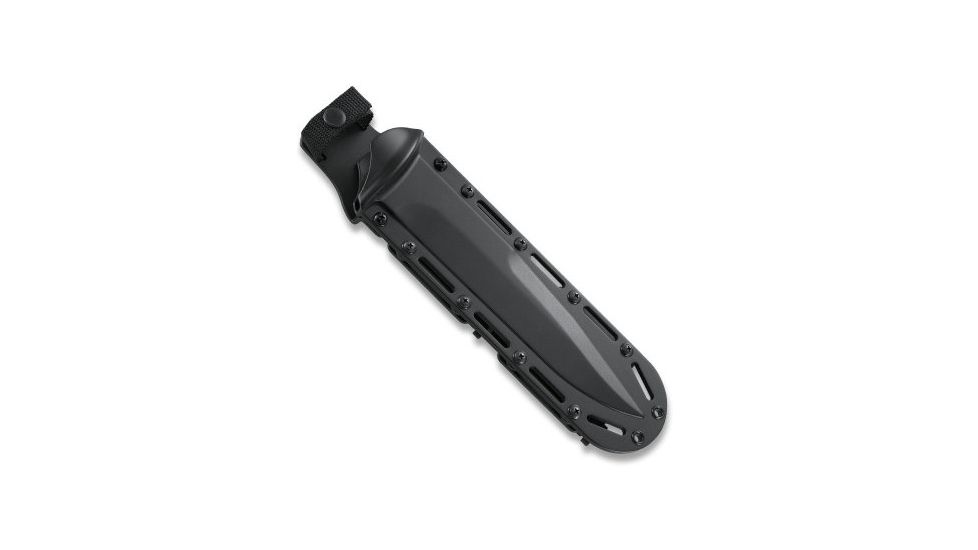 CRKT Hammond FE 9 Fixed Blade Knife w/ Black Powder Coated Blade and Black Handle 2210