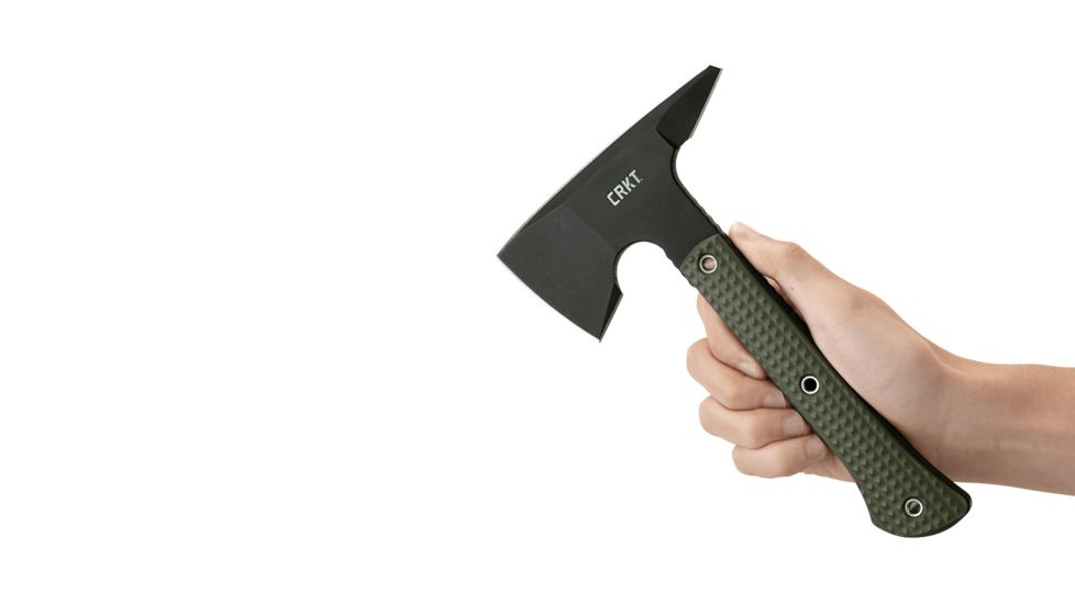 CRKT Jenny Wren - Compact, Designed By Ryan Johnson Of Rmj Tactical in Chattanooga, Tomahawk W/Sheath, 2.58in, Axe, Powder Coat Finish, Glass Reinforced Nylon Handle, 2726