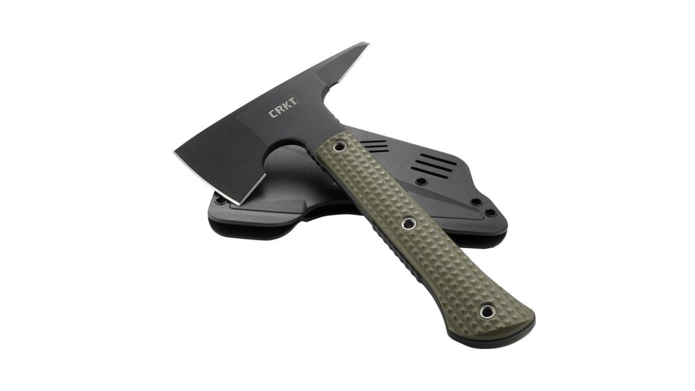 CRKT Jenny Wren - Compact, Designed By Ryan Johnson Of Rmj Tactical in Chattanooga, Tomahawk W/Sheath, 2.58in, Axe, Powder Coat Finish, Glass Reinforced Nylon Handle, 2726