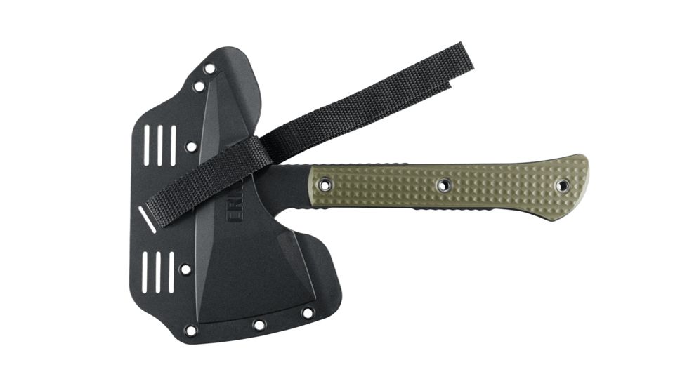 CRKT Jenny Wren - Compact, Designed By Ryan Johnson Of Rmj Tactical in Chattanooga, Tomahawk W/Sheath, 2.58in, Axe, Powder Coat Finish, Glass Reinforced Nylon Handle, 2726