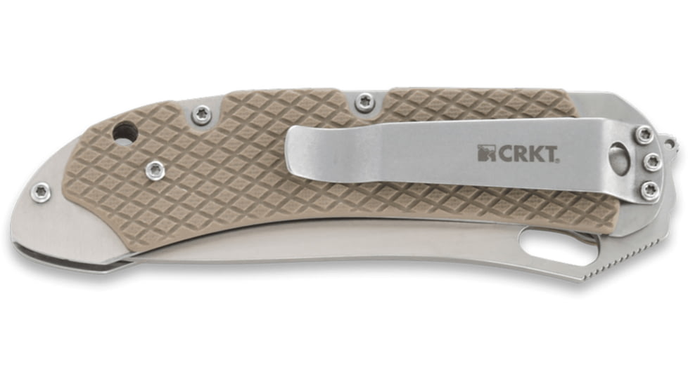 CRKT Jernigan V.A.S.P - 3.71in. Plain Blade, IKBS, G10 Handles 7480