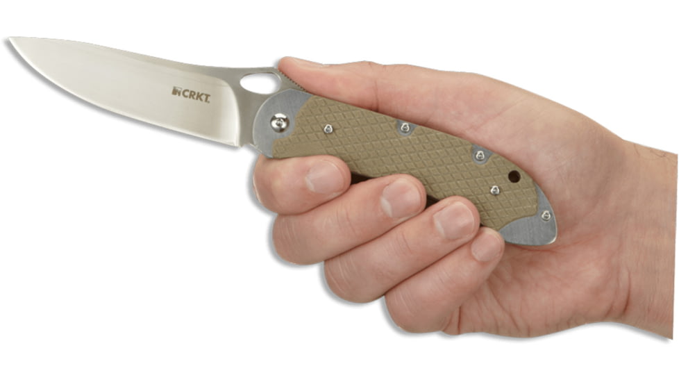 CRKT Jernigan V.A.S.P - 3.71in. Plain Blade, IKBS, G10 Handles 7480