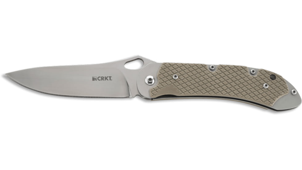 CRKT Jernigan V.A.S.P - 3.71in. Plain Blade, IKBS, G10 Handles 7480