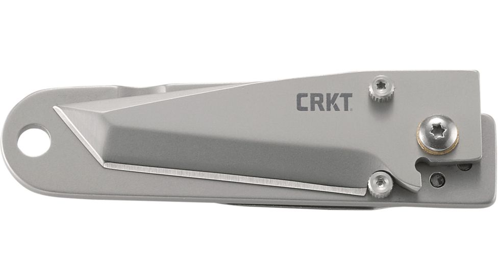 CRKT K.I.S.S. Knife - Satin, Tanto Blade, Razor-Sharp Edge 5500