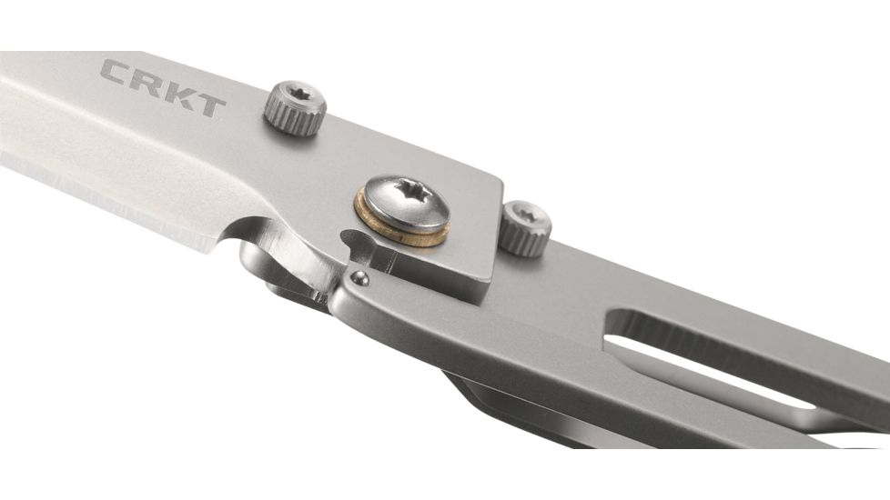 CRKT K.I.S.S. Knife - Satin, Tanto Blade, Razor-Sharp Edge 5500