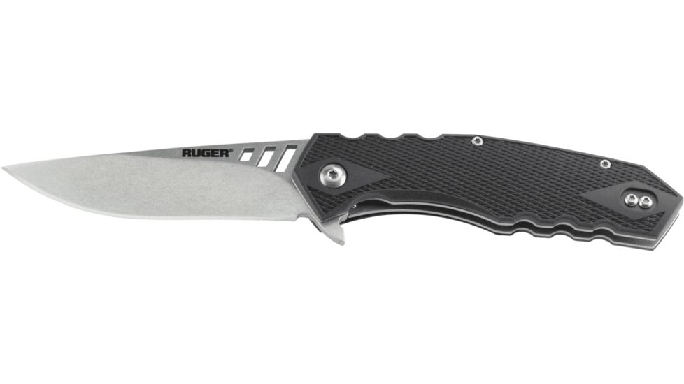 CRKT LOCKING LINER WITH BLADE FLIPPER, Compact, Black and Gray, 3.25 R1703