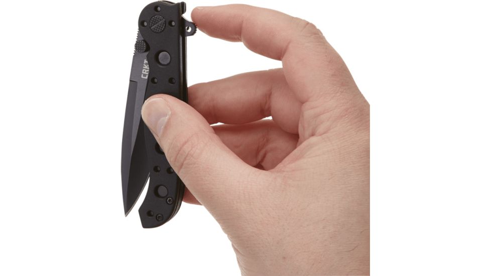 CRKT M16-01 Carson Spear Point Nylon Handle Folding Knife, EDP Black Blade M16-01KZ