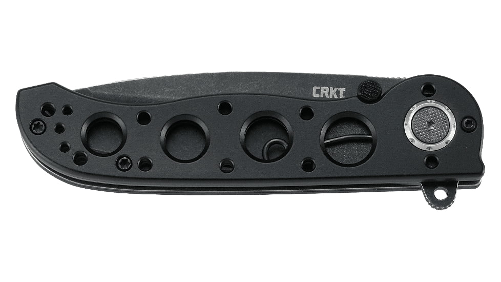 CRKT M16-02DB Folding Knife, 3.1in, D2 Blade, Plain Edge Tanto, Black w/Deadbolt Lock, M16-02DB