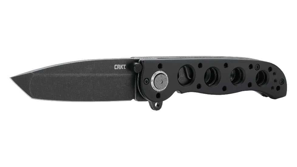 CRKT M16-02DB Folding Knife, 3.1in, D2 Blade, Plain Edge Tanto, Black w/Deadbolt Lock, M16-02DB