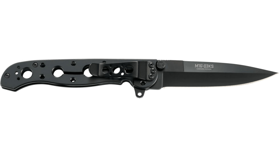 CRKT M16-03KS Spear Point, Black, 4.658 in/118.3 mm, M16-03KS
