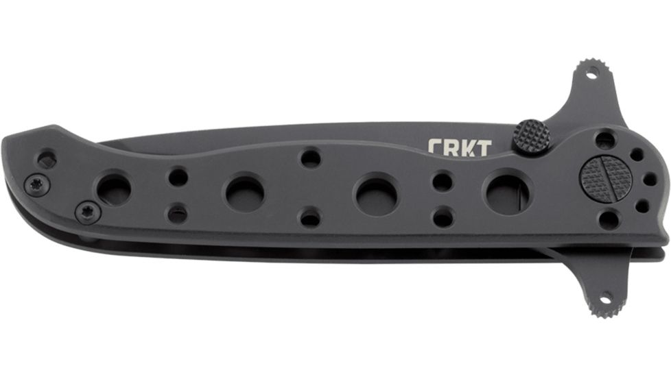 CRKT M16-10 Special Forces Tanto Black Folding Knife, Stainless Steel, Triple Point Serrations, M16-10KSF
