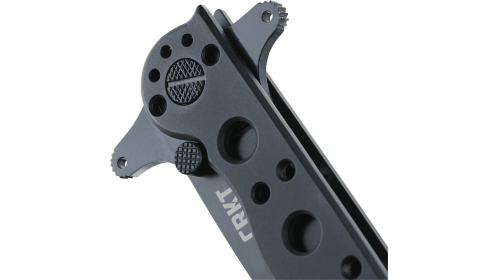 CRKT M16-10 Special Forces Tanto Black Folding Knife, Stainless Steel, Triple Point Serrations, M16-10KSF