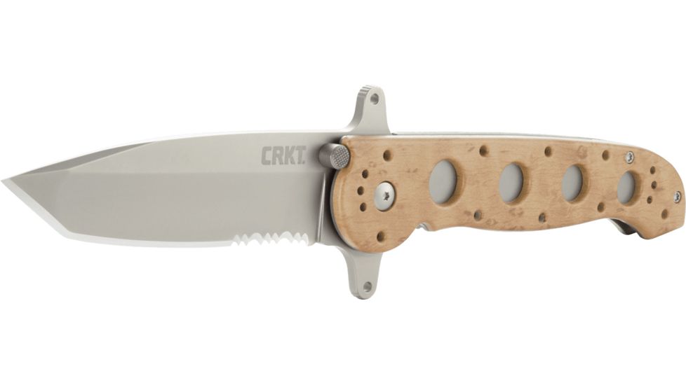 CRKT M16-14 Big Dog Special Forces Desert Tanto Folder Knife, Triple Point Serrations, M16-14ZSF